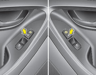Hyundai Elantra: Rear seat. The seat warmer is provided to warm the rear seat cushions during cold weather.