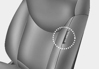 Hyundai Elantra: Side impact air bag (if equipped). Front
