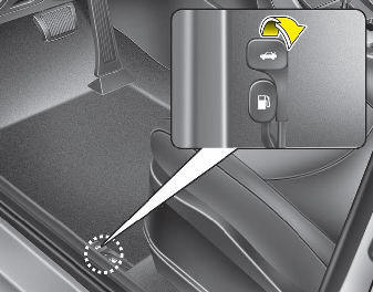 Hyundai Elantra: Opening the trunk. 