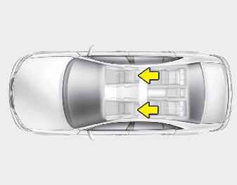 Hyundai Elantra: Front seat. The driver's and front passenger's seats are equipped with a headrest for the