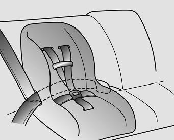 Hyundai Elantra: Using a child restraint system. The automatic locking mode will help prevent the normal movement of the child