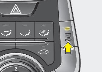 Hyundai Elantra: Rear window defroster. Type A