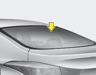 Hyundai Elantra: Antenna. When the radio power switch is turned on while the ignition key is in either