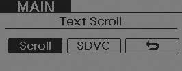 Hyundai Elantra: Using RADIO, SETUP, VOLUME and AUDIO CONTROL. SCROLL